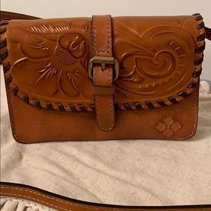 Patricia Nash Torri Tooled Leather Crossbody Purse